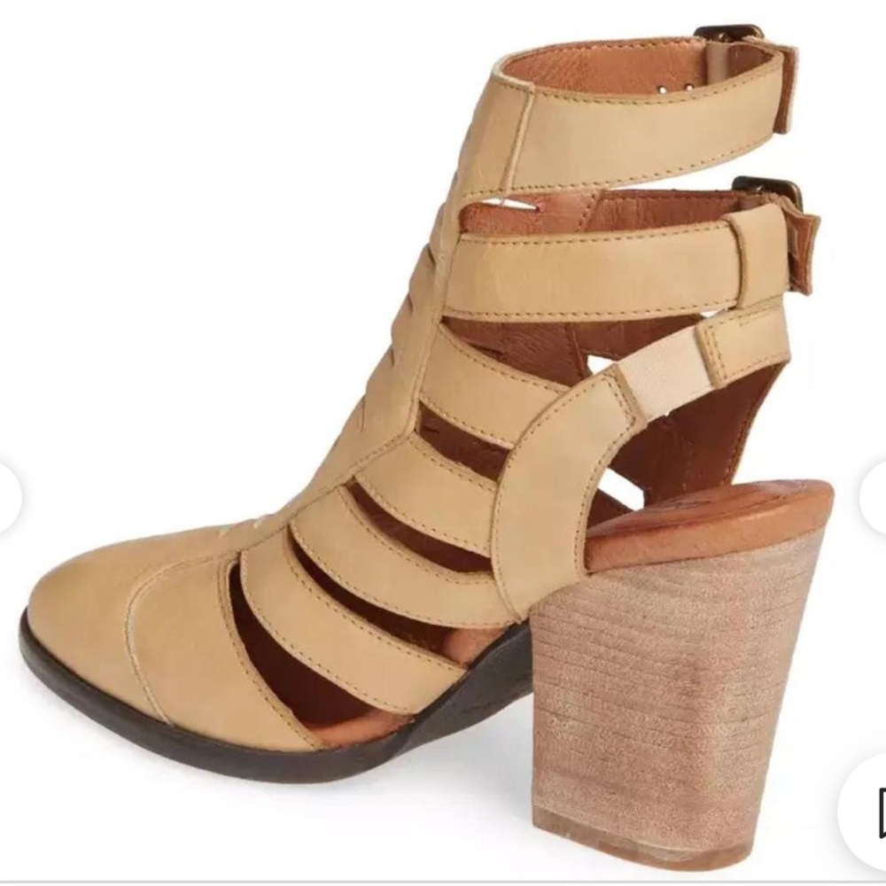 Free People Hayes Leather Boot in Beige size 36 = US 6 - Picture 2 of 7